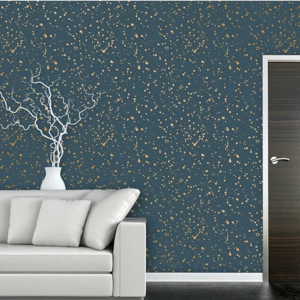 Opalhouse Celestial Peel & Stick Wallpaper Navy/Gold